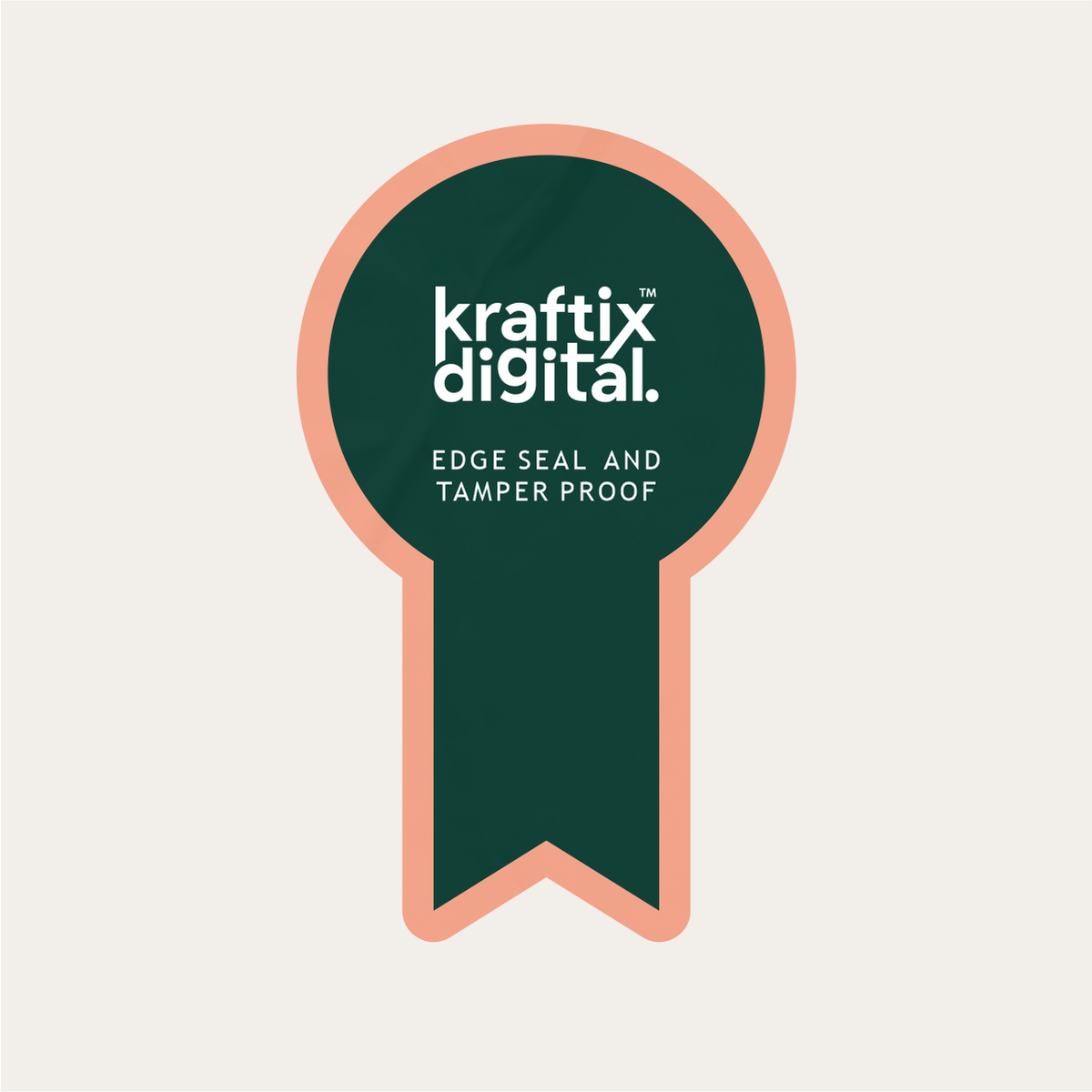 Edge Seal & TamperProof Stickers Kraftix Digital