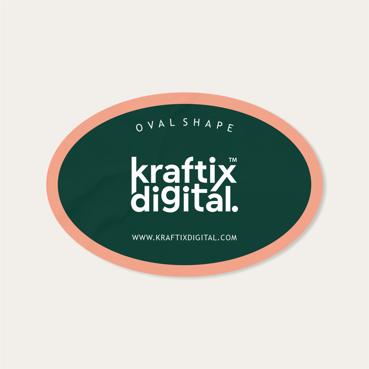 Oval Stickers