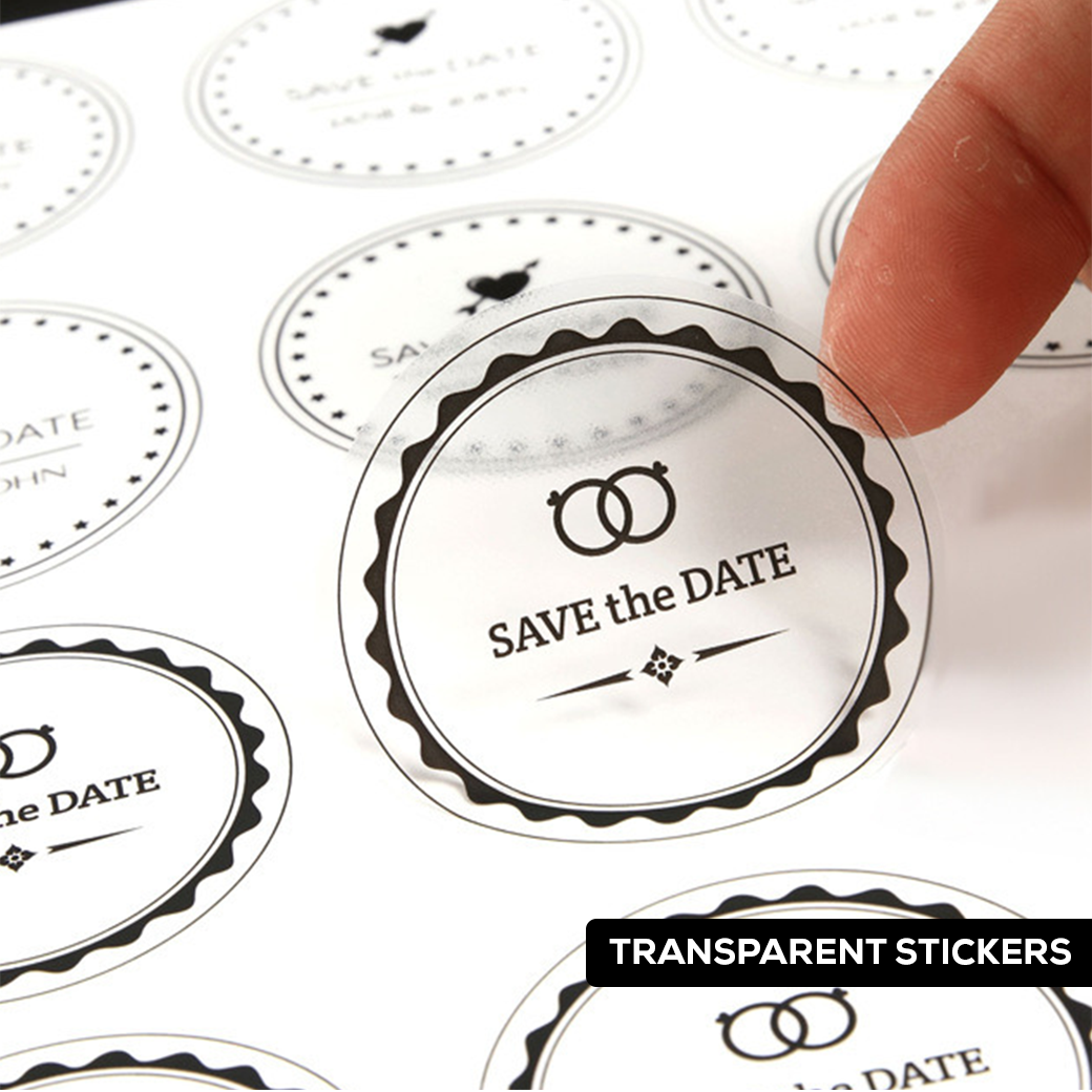 Circle Wedding Stickers, Instant Proofs