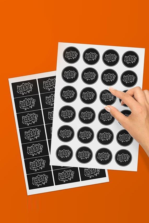 Round / Circle Stickers & Labels - Kraftix Digital
